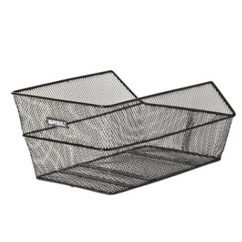 Bicycle Warehouse Basil Cento Rear Basket - Steel, Black - Baskets - Bicycle Warehouse