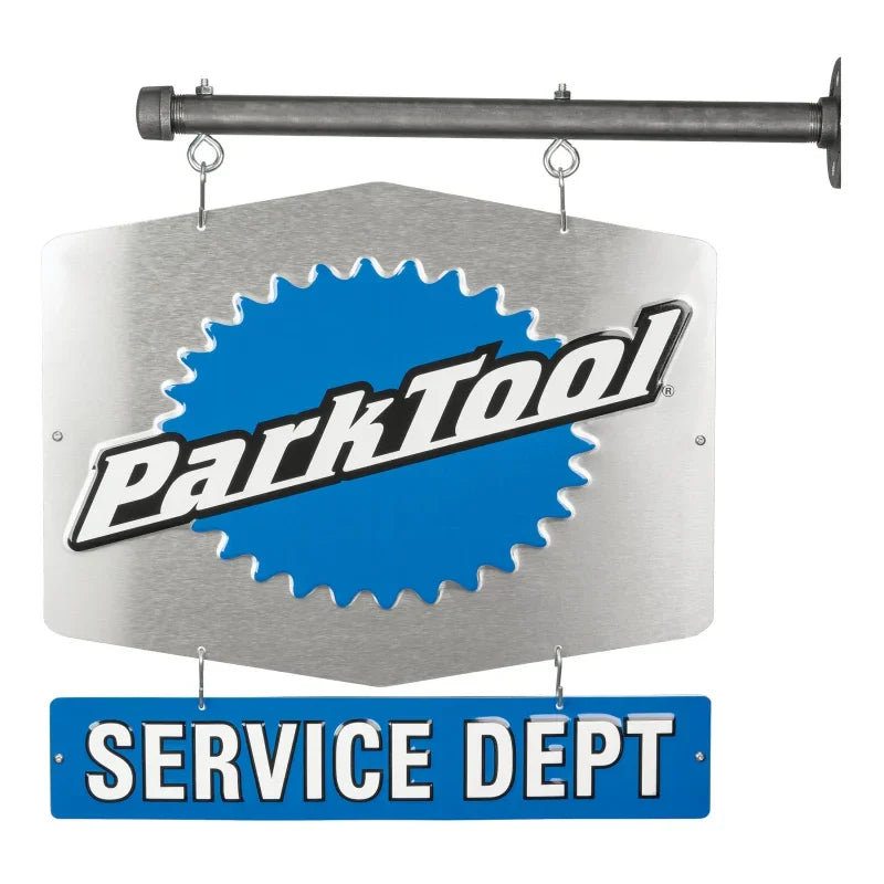 Double-Sided Shop Service Department Sign - Bicycle Warehouse