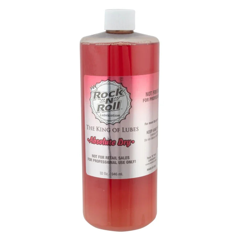 Rock N Roll AbsoluteDry Bike Chain Lube - 32oz Drip - Bicycle Warehouse