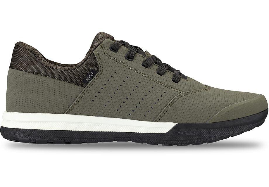 Specialized 2fo roost clip shoe oak green/dark moss green 38 - Bicycle Warehouse