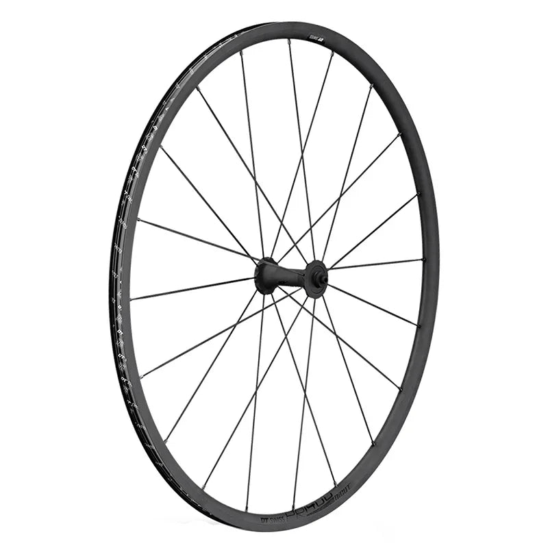 PR 1400 DICUT OXiC Front Wheel - 700 QR x 100mm Rim Brake BLK 21mm - Bicycle Warehouse