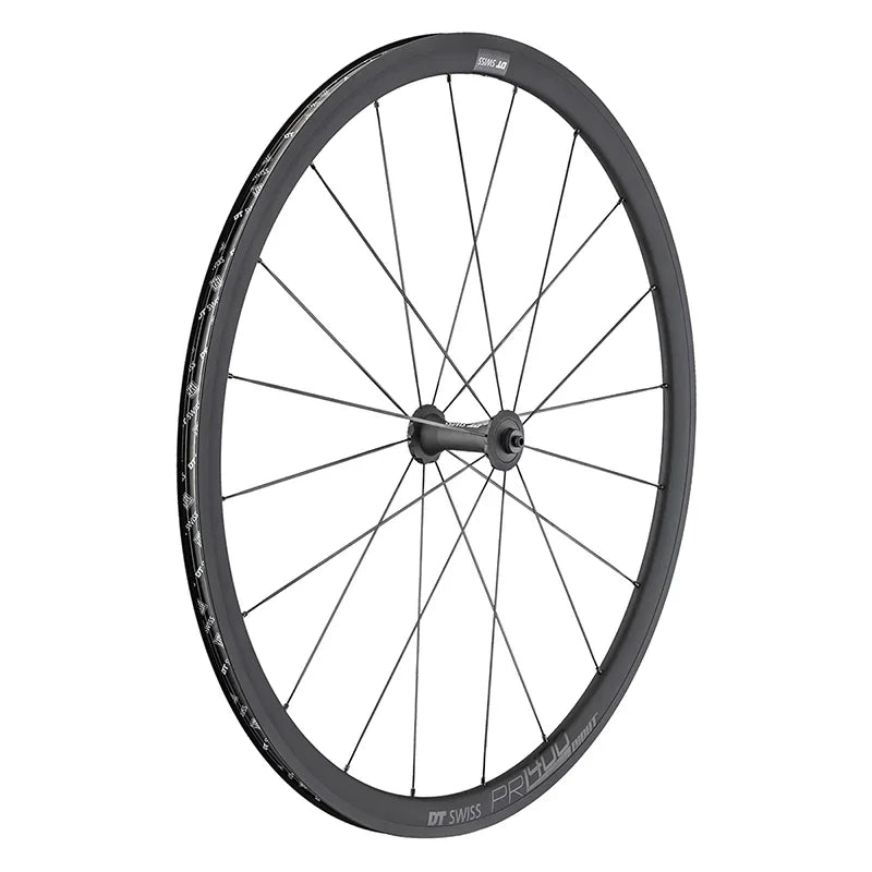 PR 1400 DICUT OXiC Front Wheel - 700 QR x 100mm Rim Brake BLK 32mm - Bicycle Warehouse
