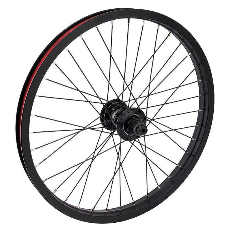Quadrant Rear Wheel - 20" 14 x 110mm Rim Brake Freecoaster RHD Black - Bicycle Warehouse