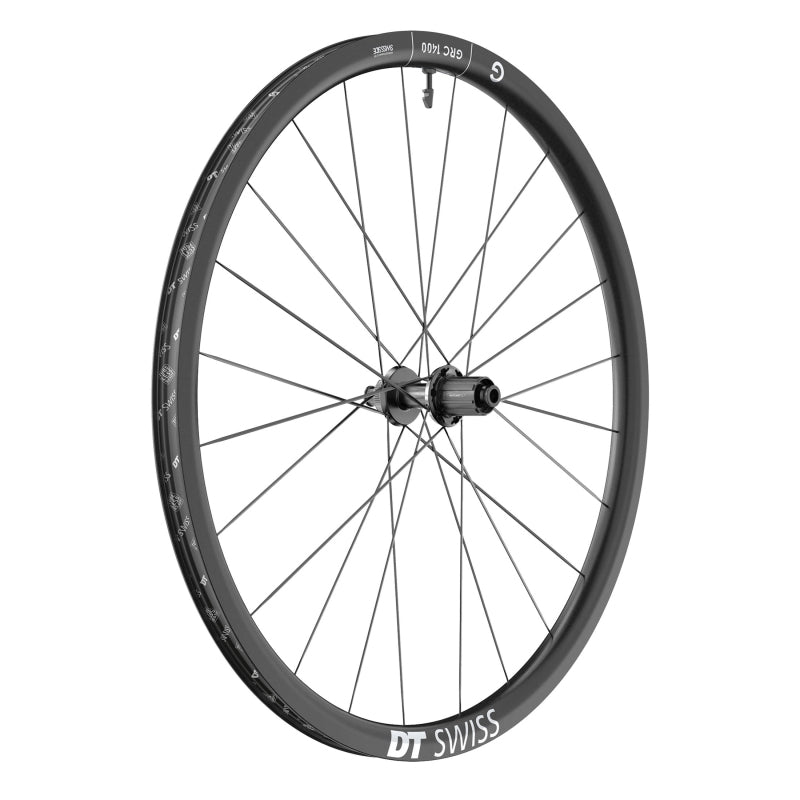 GRC 1400 DICUT 30 Rear Wheel - 700 12 x 142mm Center-Lock HG 11 Road Ratchet EXP 36 BLK - Bicycle Warehouse