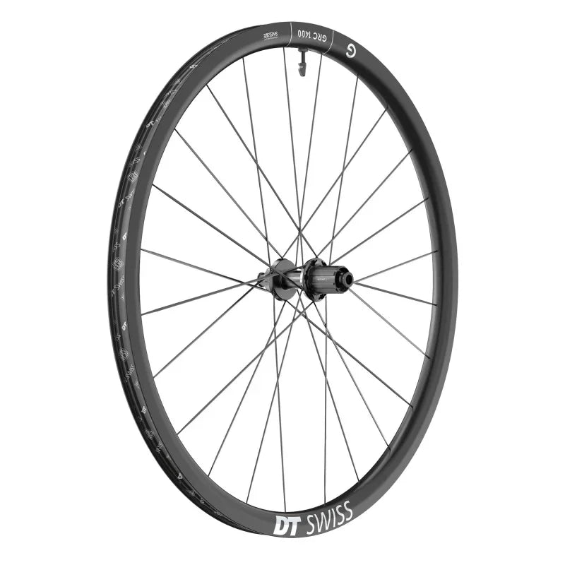 GRC 1400 DICUT 30 Rear Wheel - 700 12 x 142mm Center-Lock HG 11 Road Ratchet EXP 36 BLK - Bicycle Warehouse