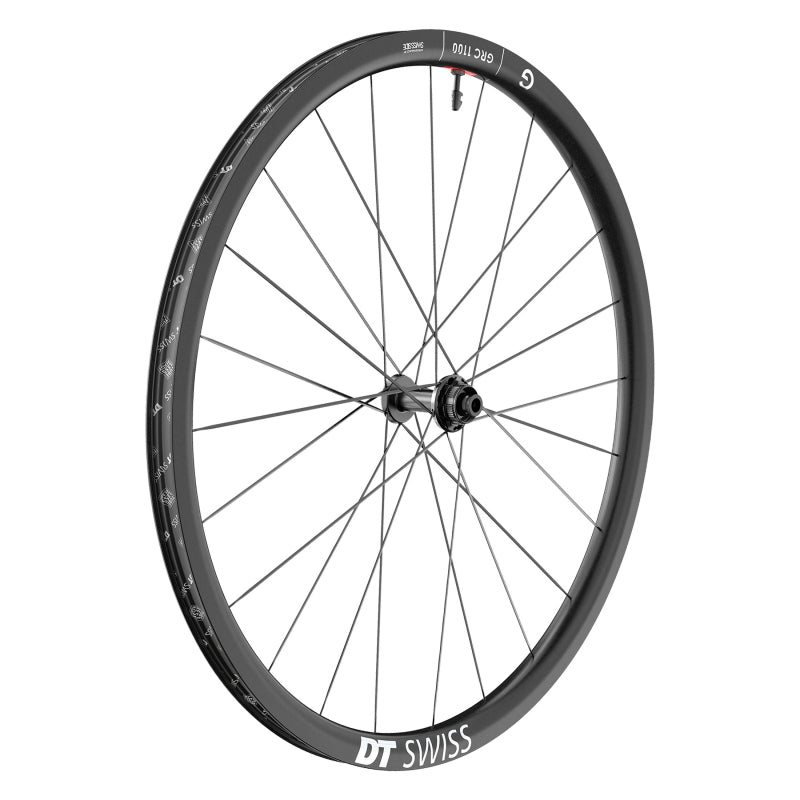 GRC 1100 DICUT 30 Front Wheel - 700 12 x100mm CenterLock Black - Bicycle Warehouse
