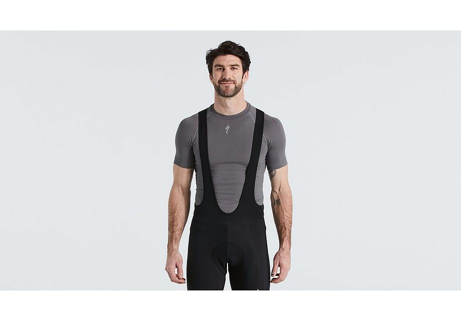 Specialized seamless baselayer ss men grey s/m - Bicycle Warehouse