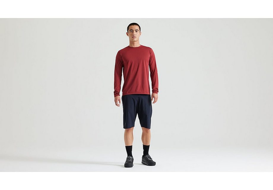 Specialized gravity training jersey ls men garnet red xxl - Bicycle Warehouse