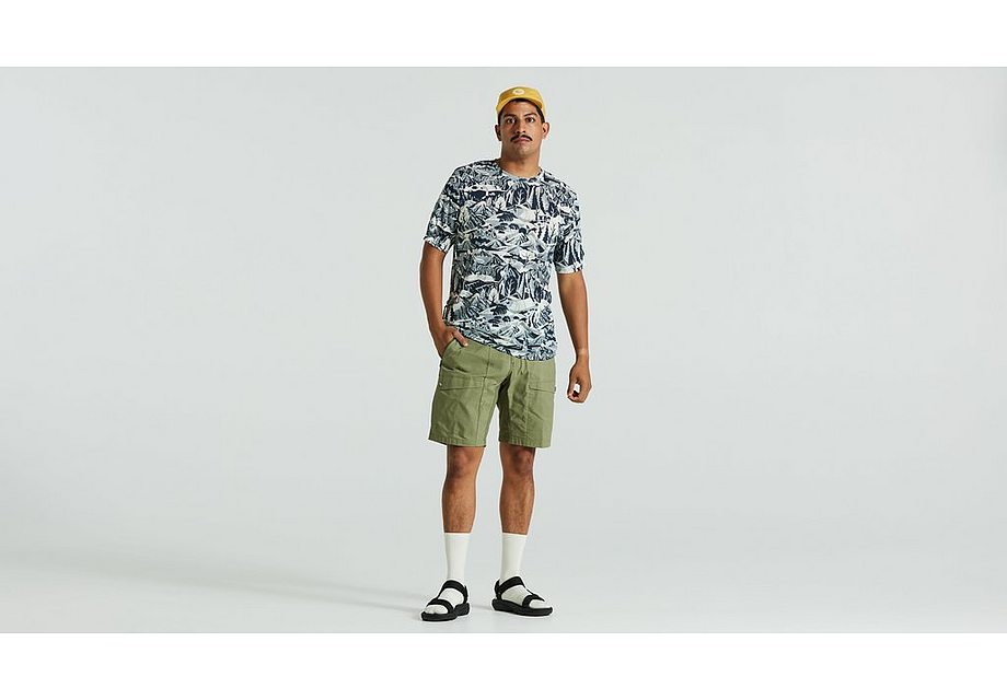 Specialized s/f riders hybrid short men green 38 - Bicycle Warehouse