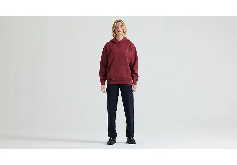 Specialized s-logo pullover hoodie garnet red m - Bicycle Warehouse
