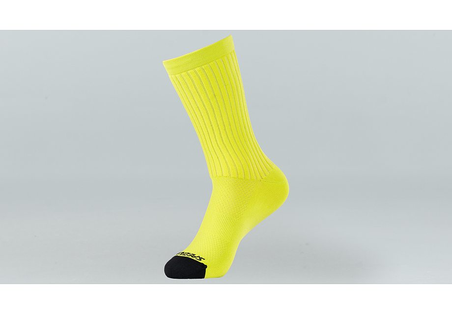 Specialized hydrogen aero tall sock hyper green xl - Bicycle Warehouse