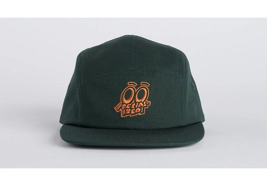Specialized eyes graphic 5 panel camper hat yth forest green osfa - Bicycle Warehouse