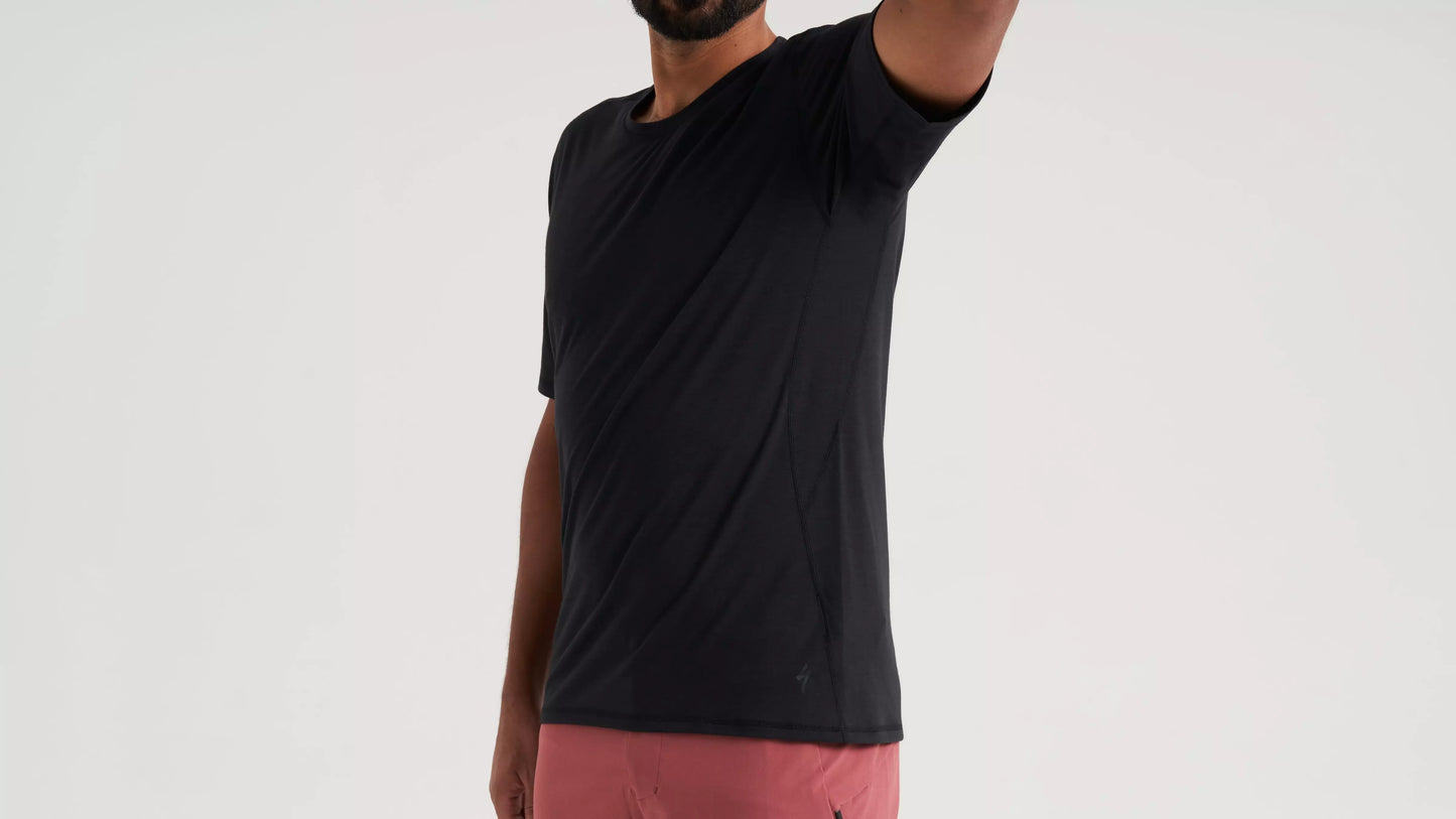 Specialized Men's Traction Short Sleeve Tee - Black - Bicycle Warehouse
