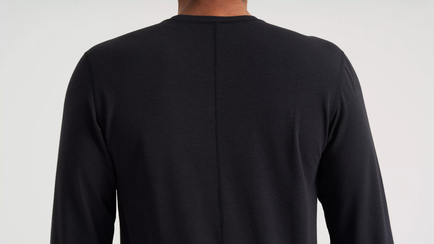 Men's Traction Long Sleeve Tee - Black