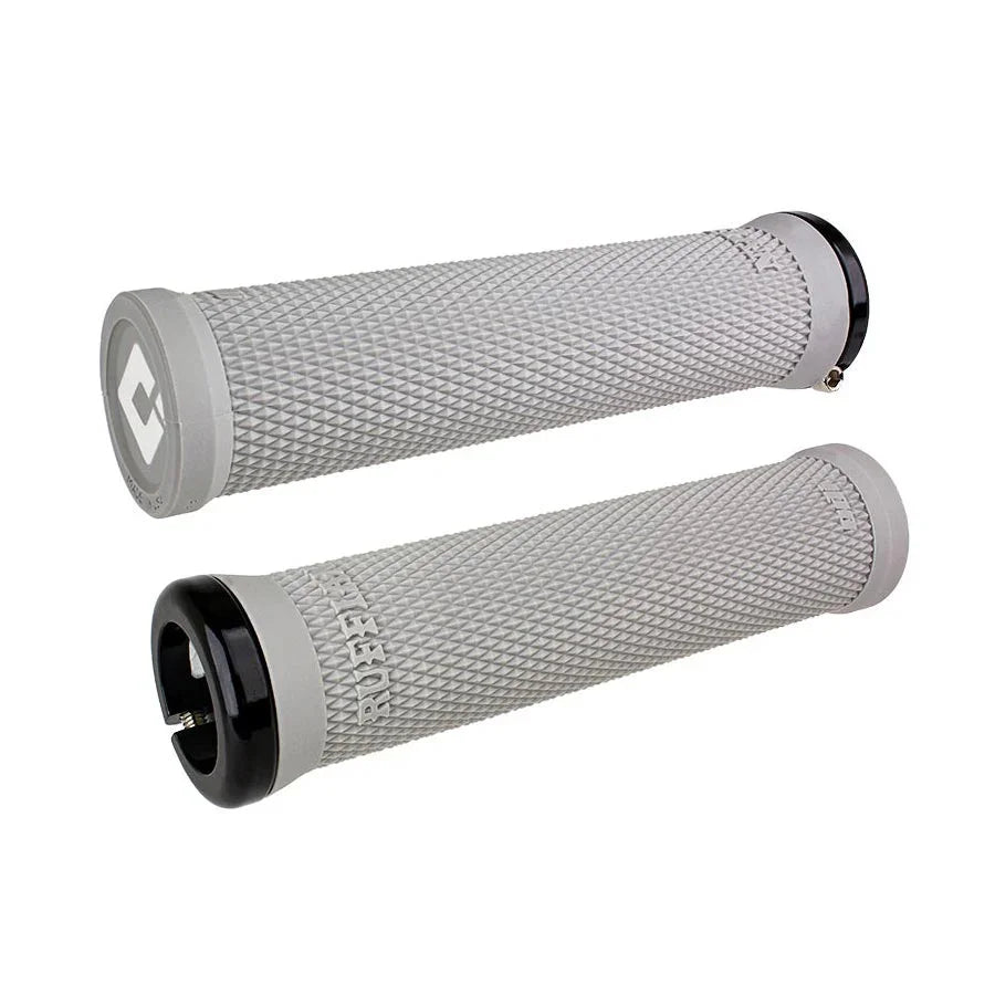 Ruffian v2.1 Lock-On Grips - Gray - Bicycle Warehouse