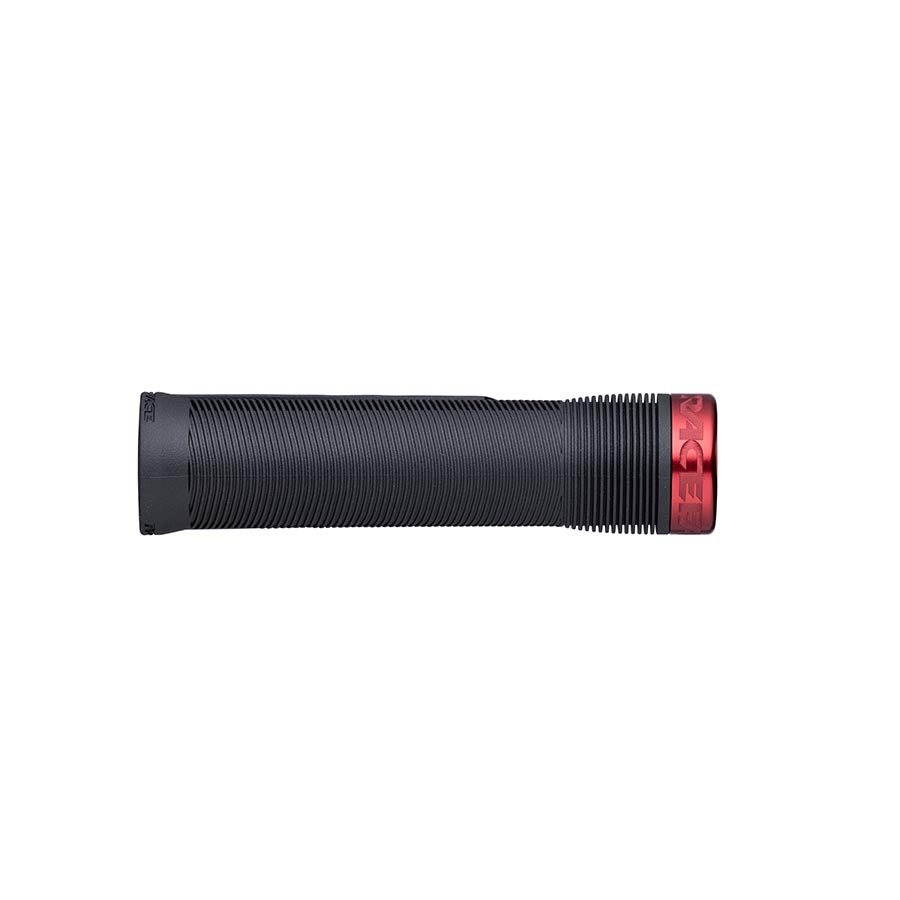 RaceFace Chester Grips - Lock-On Black/Red 31mm - Bicycle Warehouse