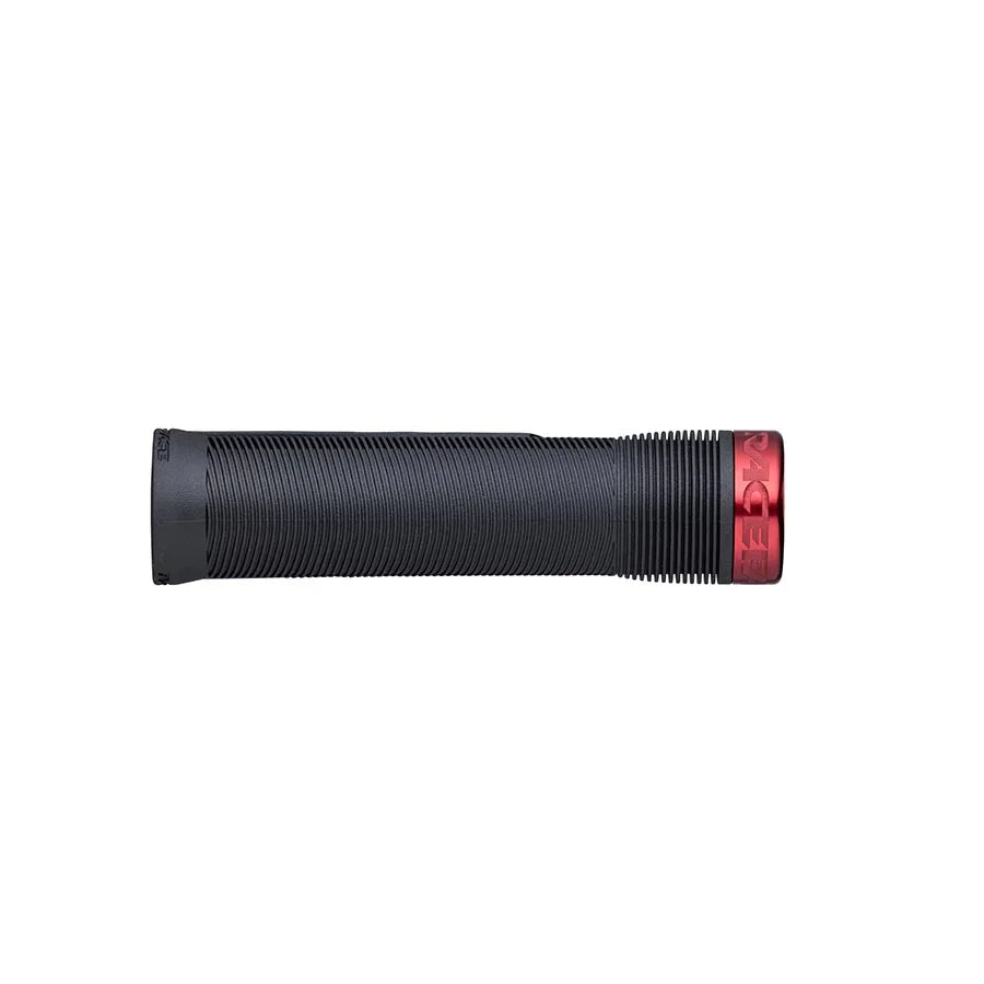 RaceFace Chester Grips - Lock-On Black/Red 31mm - Bicycle Warehouse