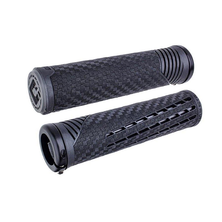 CF V2.1 Grips - Black/Gray/Black Lock-On - Bicycle Warehouse