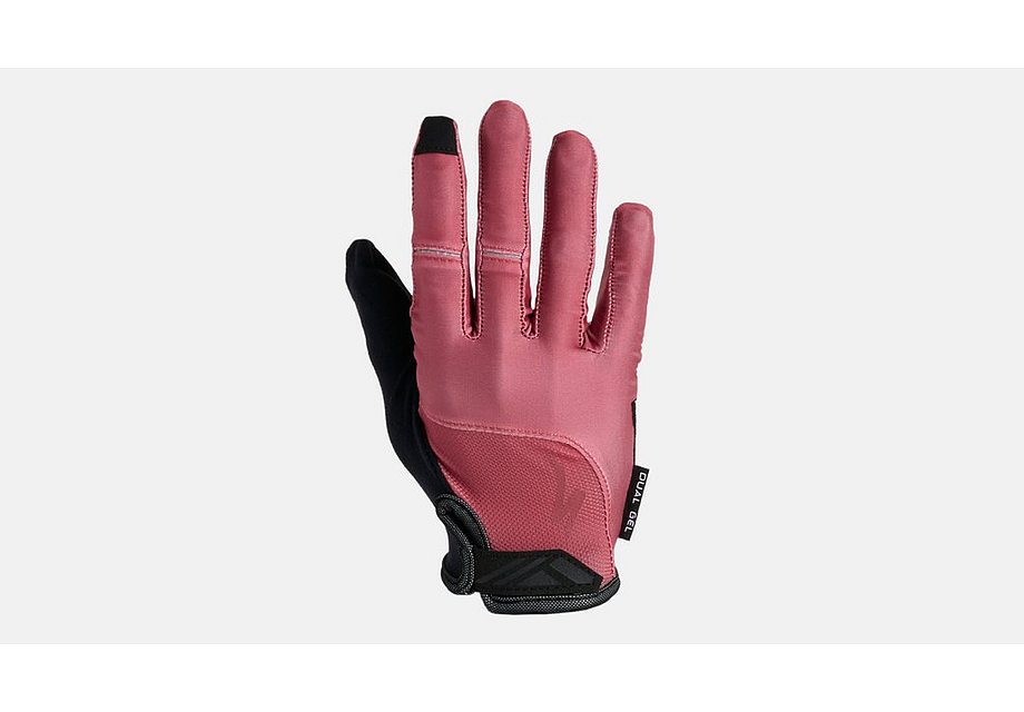 Specialized bg dual gel glove lf wmn dusty rose s - Bicycle Warehouse