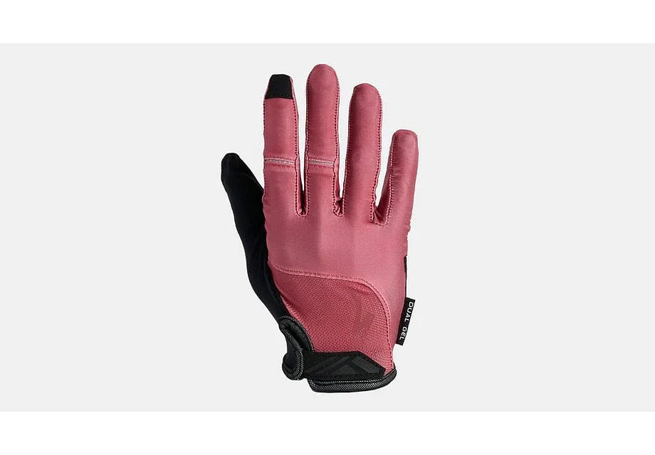 Specialized bg dual gel glove lf wmn dusty rose xl - Bicycle Warehouse