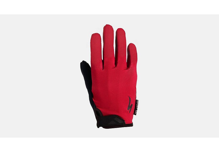Specialized bg sport gel glove lf wmn vivid red m - Bicycle Warehouse