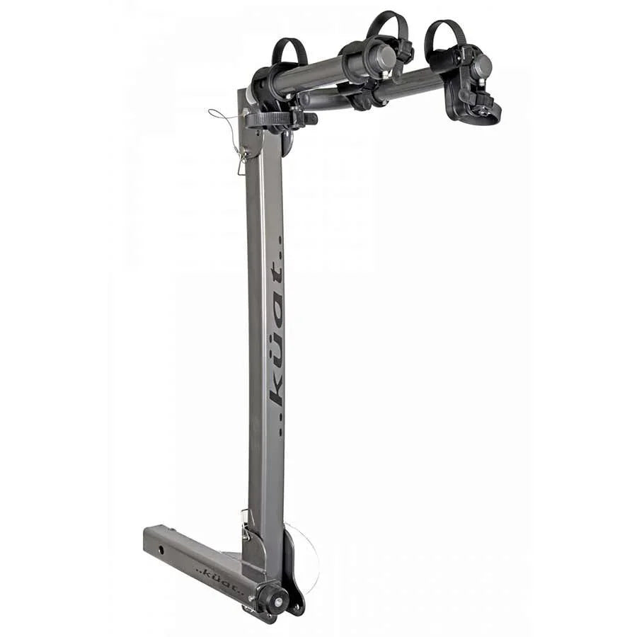 Beta Hitch mounted bike Rack 2 bikes 1-1/4" Grey - Bicycle Warehouse