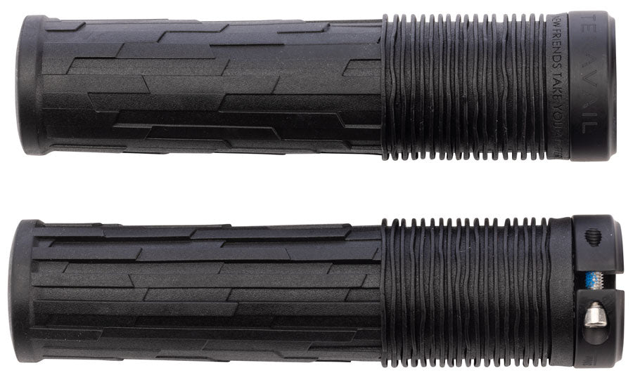 Teravail Lytho Grips - Lock-On Obsidian Black 32mm