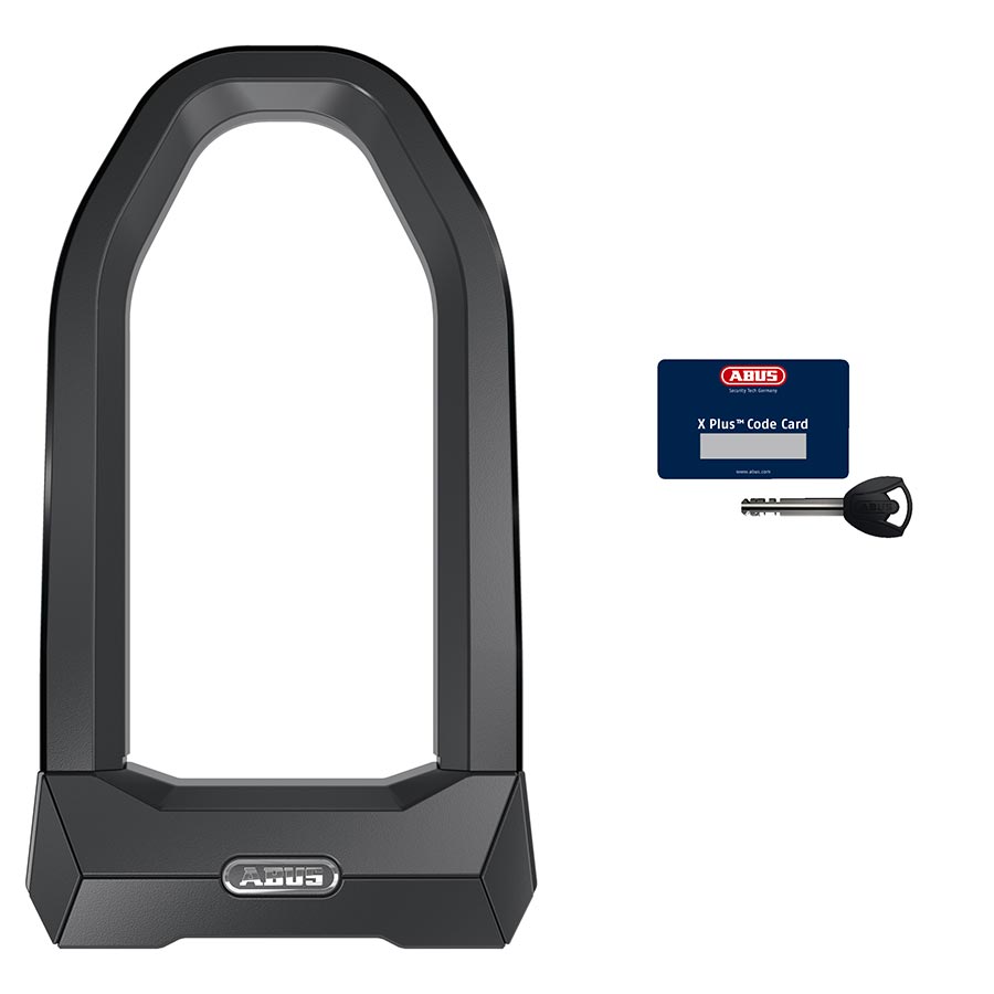 Abus Granit Super Extreme 2500 U-Lock - 6 x 9" x with USH Bracket Black - Bicycle Warehouse