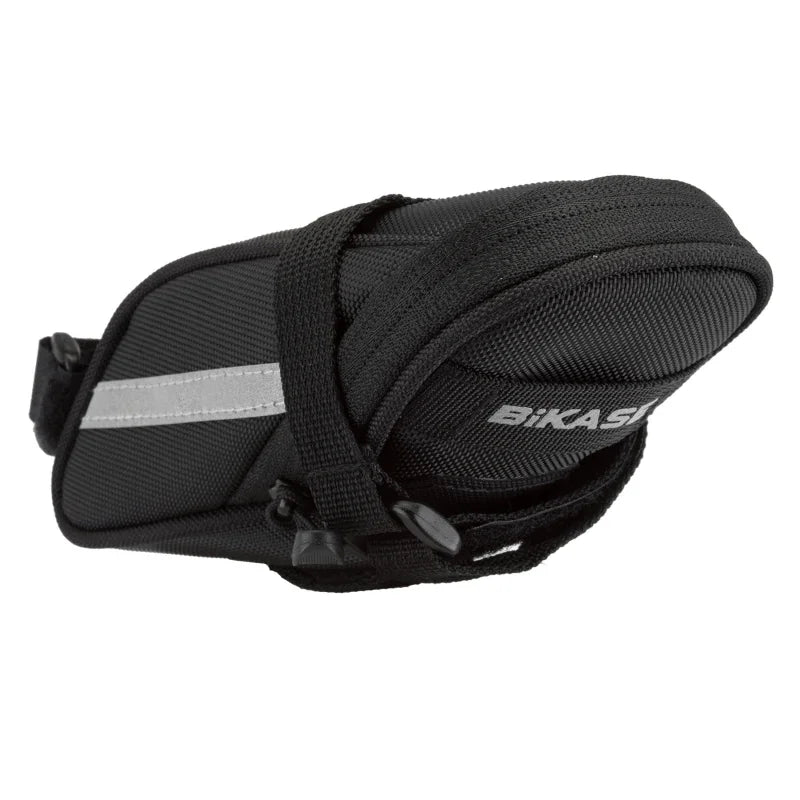 Momentum Seat Bag Velcro Straps 8.5x3x3.5` 50 c.i. Black - Bicycle Warehouse