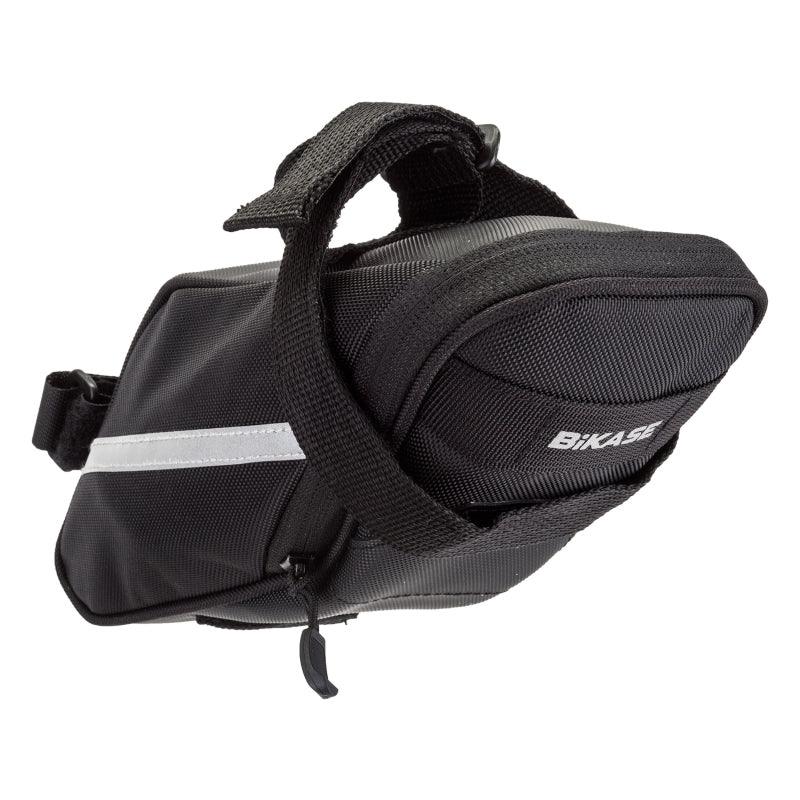 Momentum Seat Bag Velcro Straps 9.5x4.5x4.5` 75 c.i. Black - Bicycle Warehouse