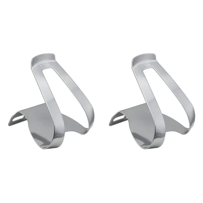 Half Clip Mini Steel Toe Clips Chrome - Bicycle Warehouse