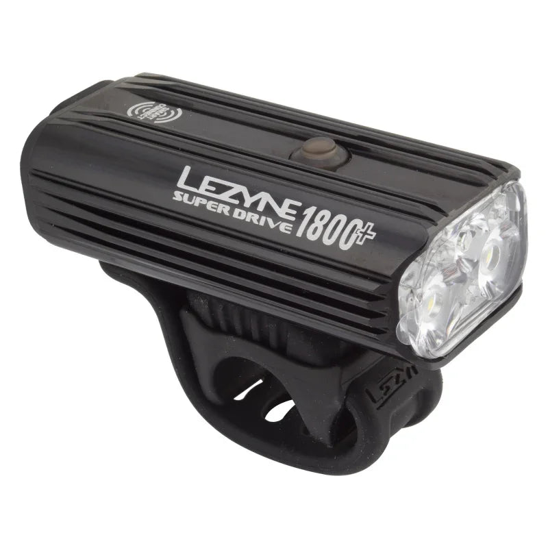 Lezyne Super Drive 1800+ Smart Headlight - Black - Bicycle Warehouse