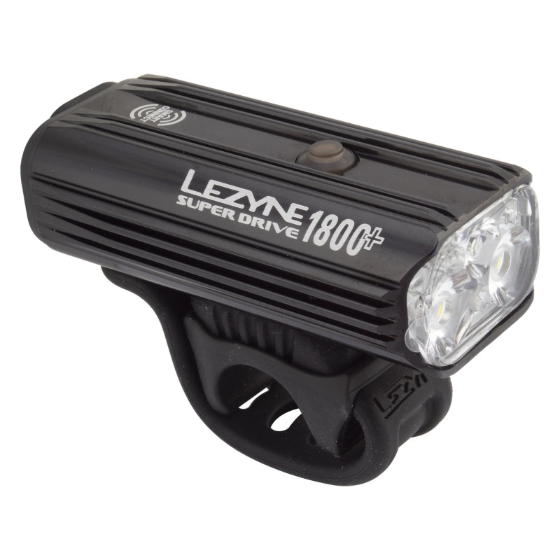 Lezyne Super Drive 1800+ Smart Headlight - Black - Bicycle Warehouse
