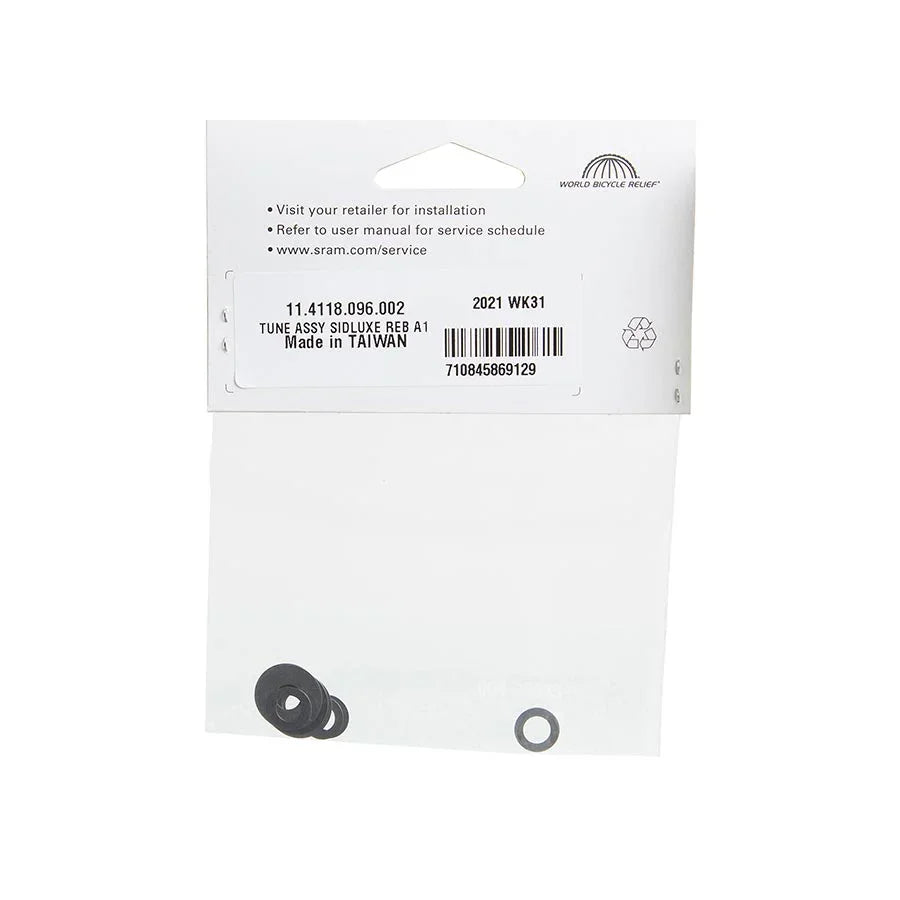 Rear Shock Tune Assembly - Rebound Tune Configurations SID Luxe A1 - Bicycle Warehouse