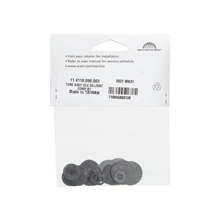 Rear Shock Tune Assembly - Compression Tune Configurations Deluxe Select B2 - Bicycle Warehouse