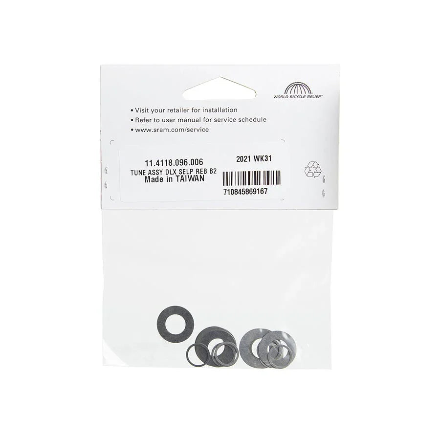 Rear Shock Tune Assembly - Rebound Tune Configurations Deluxe Select Plus B2 - Bicycle Warehouse