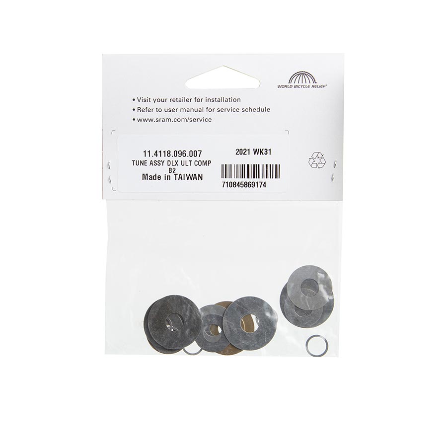 Rear Shock Tune Assembly - Compression Tune Configurations Deluxe Ultimate B2 - Bicycle Warehouse