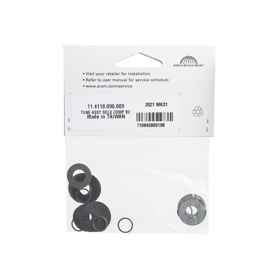 Rear Shock Tune Assembly - Compression Tune Configurations Super Deluxe Air B2 - Bicycle Warehouse