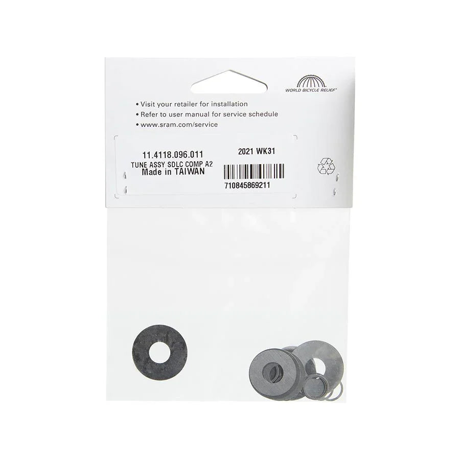 Rear Shock Tune Assembly - Compression Tune Configurations Super Deluxe Coil A2 - Bicycle Warehouse