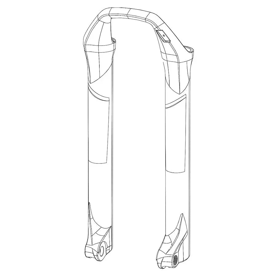 Lower Leg - 29/27.5+ 15 x 110mm SID RLC A1 SID XX/RL B1 Reba A7 SID Select/Select+ 80-100mm B4 Diffusion BLK - Bicycle Warehouse