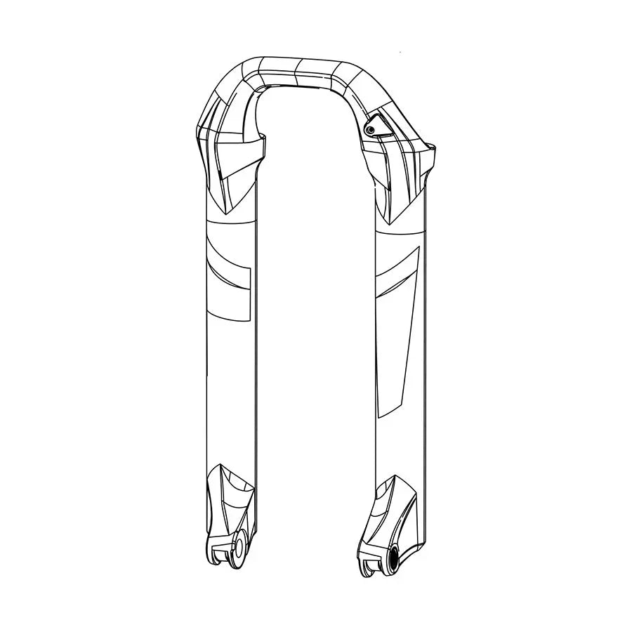 Lower Leg Lyrik B1-C1/Yari A1-B1 29"/27.5+ 15 x 110 mm Boost Spacing Red - Bicycle Warehouse