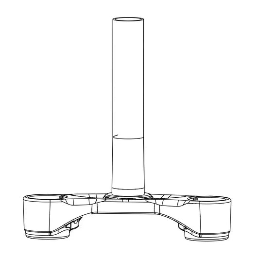 Lower Crown/Steerer 35mm BoXXer C1 0mm Offset 36mm total offset on 27.5 46mm total offset on 29" Gray - Bicycle Warehouse