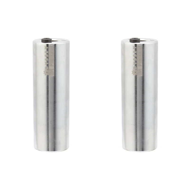 MPEG 14mm Pegs with 3/8" Adaptor Sold In Pairs Chrome - Bicycle Warehouse