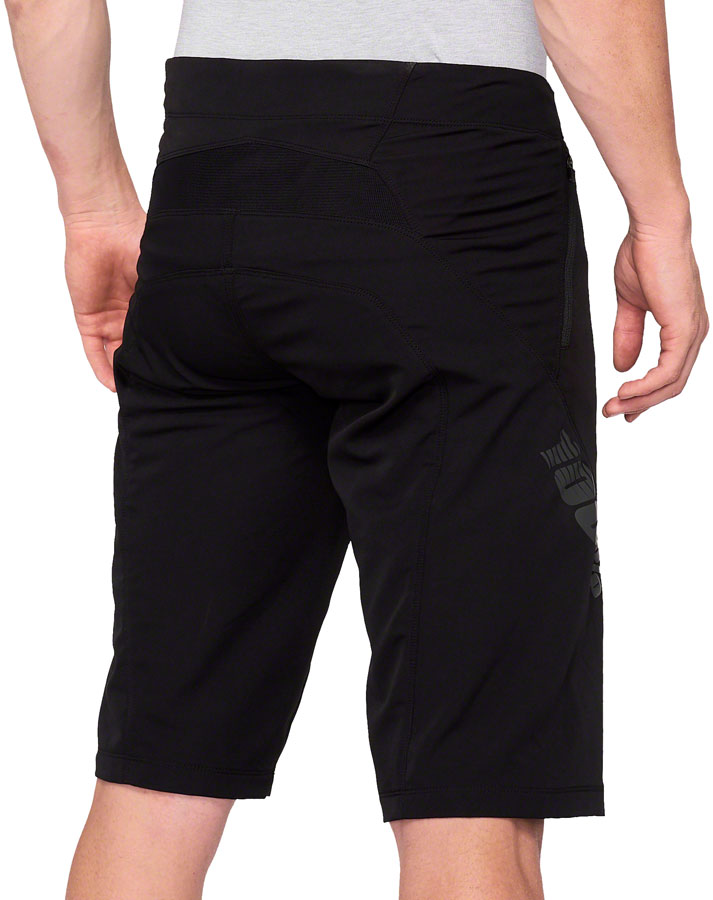 100% Airmatic Shorts - Black Mens 28 - Bicycle Warehouse