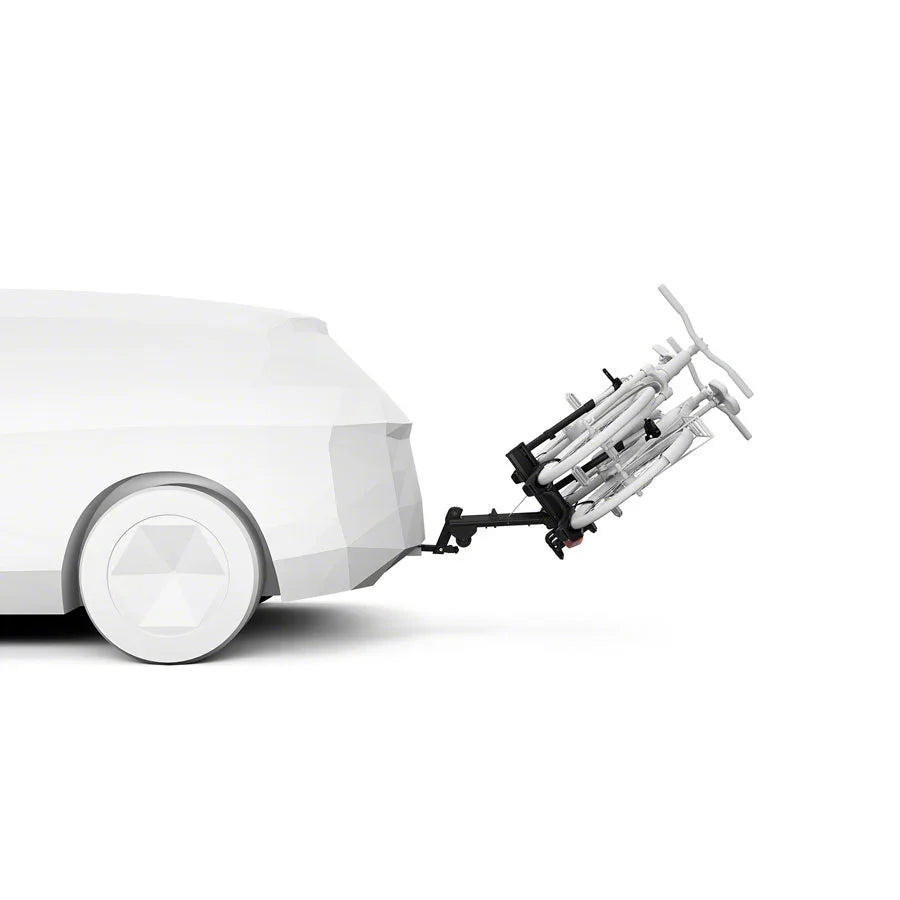 Epos Platform Hitch Bike Rack With Lamp Kit - 2-Bike 1-1/4" 2" Receiver BLK - Bicycle Warehouse