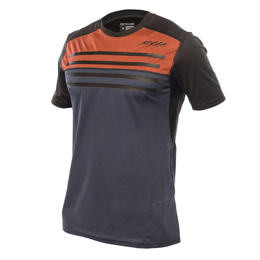 Alloy Sidewinder SS Jersey - Rust/Midnight Navy - Bicycle Warehouse
