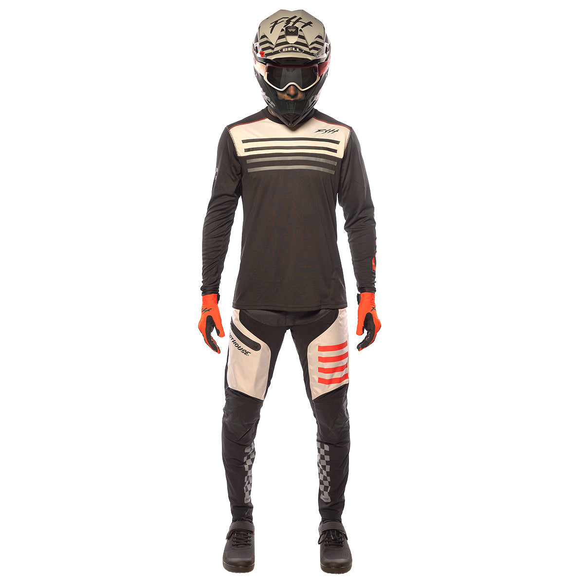 Alloy Sidewinder LS Jersey - Cream/Black - Bicycle Warehouse