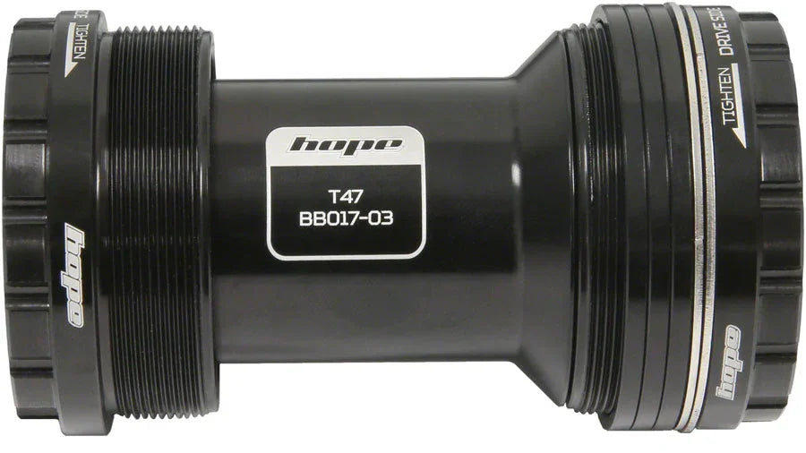 T47 Bottom Bracket Bottom Bracket - 68/73mm For 30mm Spindle Stainless BLK - Bicycle Warehouse