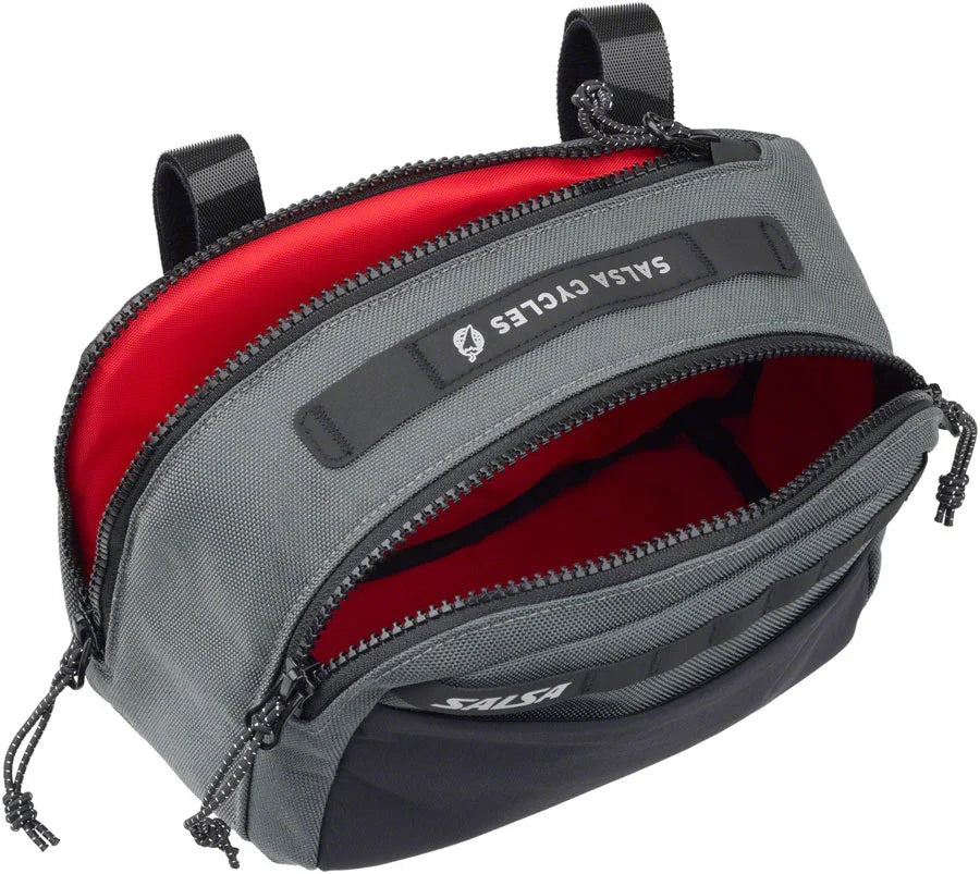 EXP-R Series Fireweed Handlebar Bag - Gray - Bicycle Warehouse
