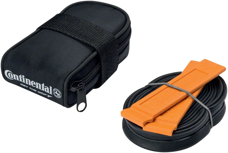 Saddle Bag - Includes 700 x 18-25 Presta Tube 2 Tire Levers BLK - Bicycle Warehouse